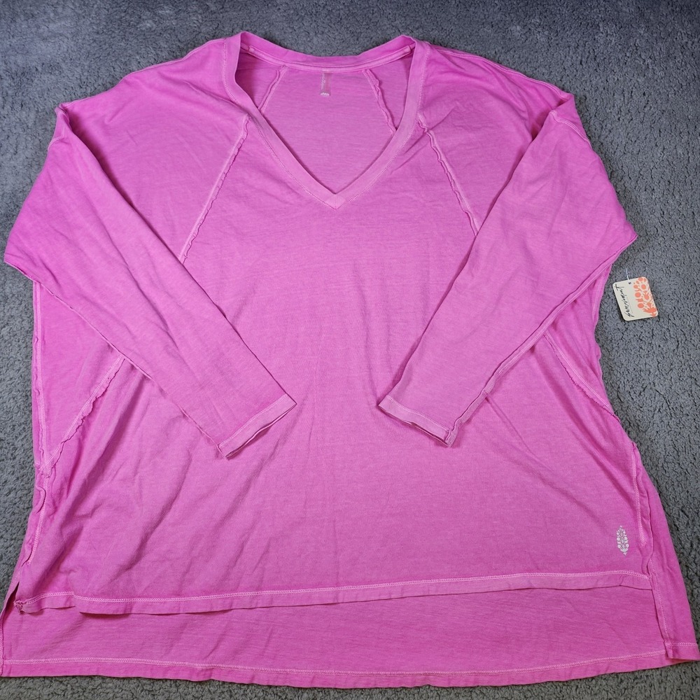 Free People FP Movement Oversized Tunic Medium Pink NWT